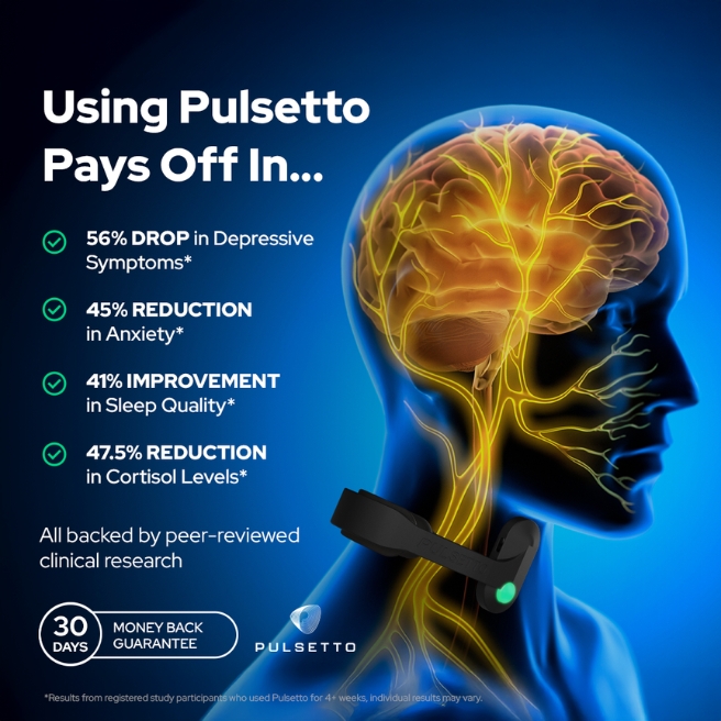 Pulsetto device accessories and daily wellness setup